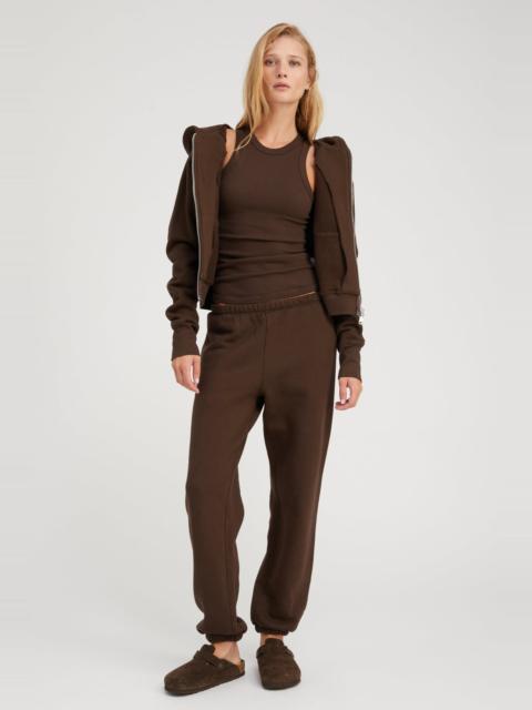 AMERICANO COTTON SHRUNKEN ZIP UP HOODIE