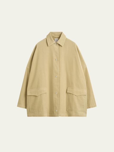 Corduroy Oversized Shirt Jacket