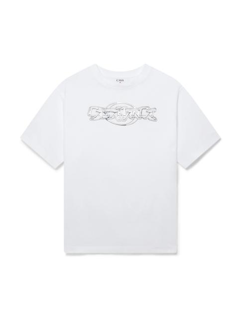 Casablanca Chrome Oversized Short Sleeve T-Shirt | Casablanca Paris