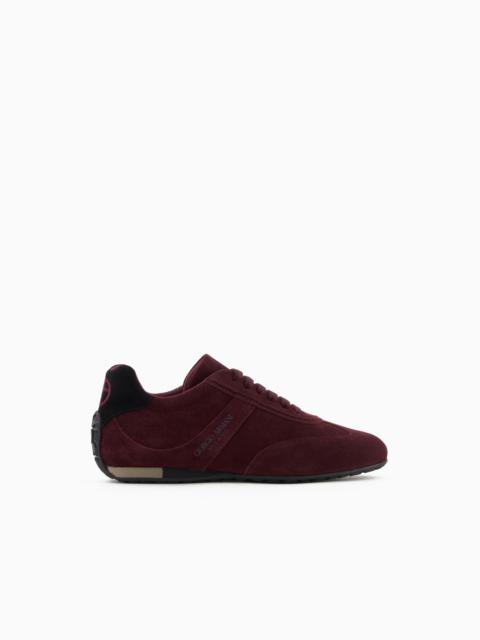 Suede sneakers