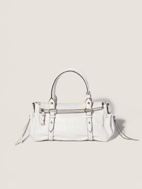 Nappa leather handbag