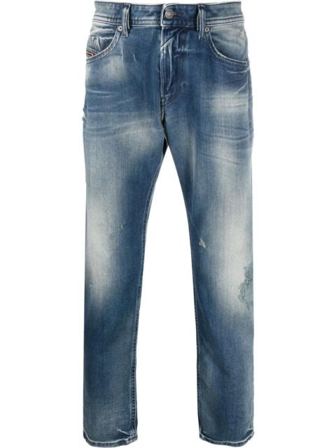 skinny-cut denim jeans