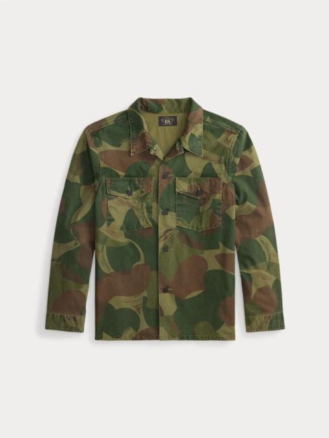 Camo Poplin Overshirt