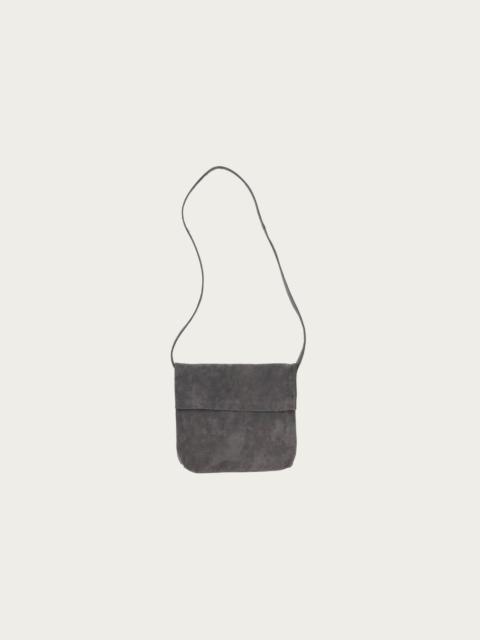 Small Pig Flap Shoulder Bag - Dark Grey