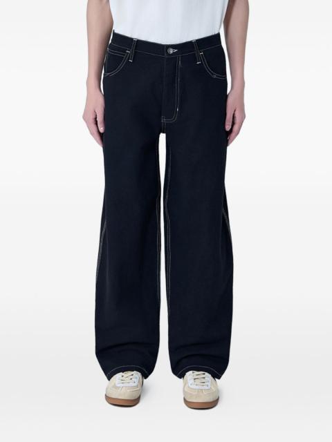 Poetry logo-patch jeans