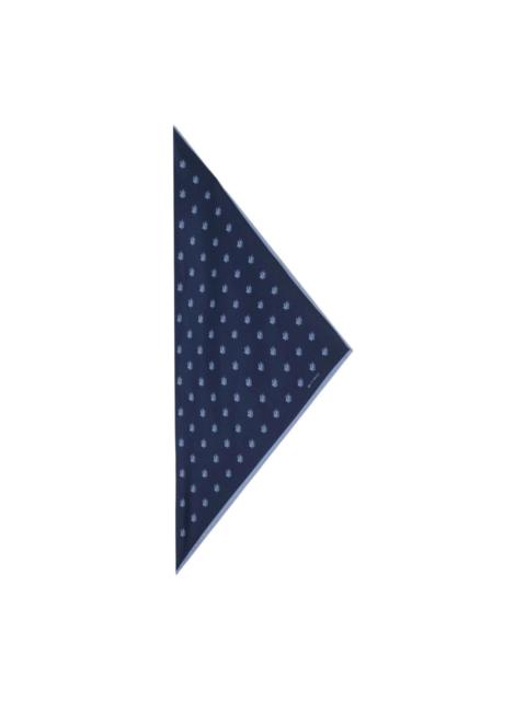 paisley-pattern scarf