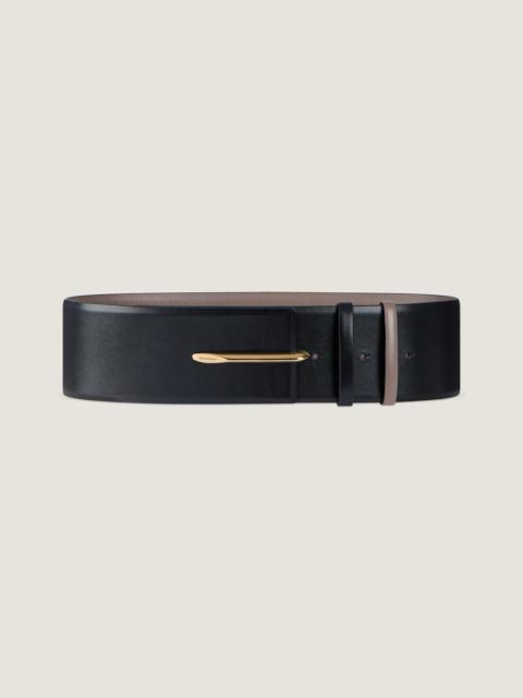 PINCH REVERSIBLE BELT IN LEATHER