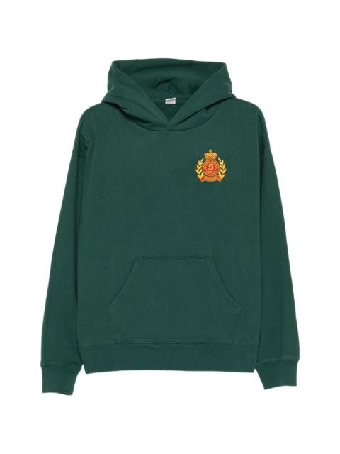 NY crest embroidered hoodie
