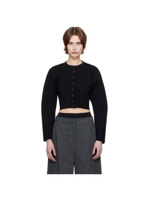 Black Matte Cardigan