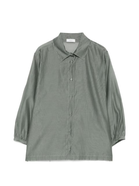 button sleeve shirt