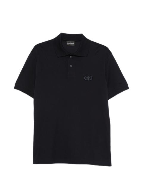 logo-embroidered polo shirt