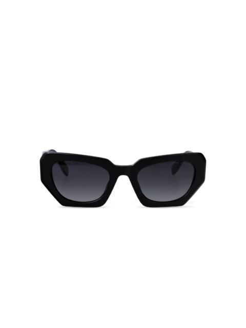 geometric-logo sunglasses