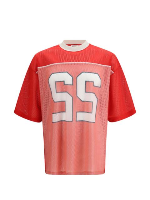 number-appliqué T-shirt