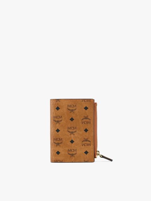 Bifold Zip Card Wallet in Visetos Original