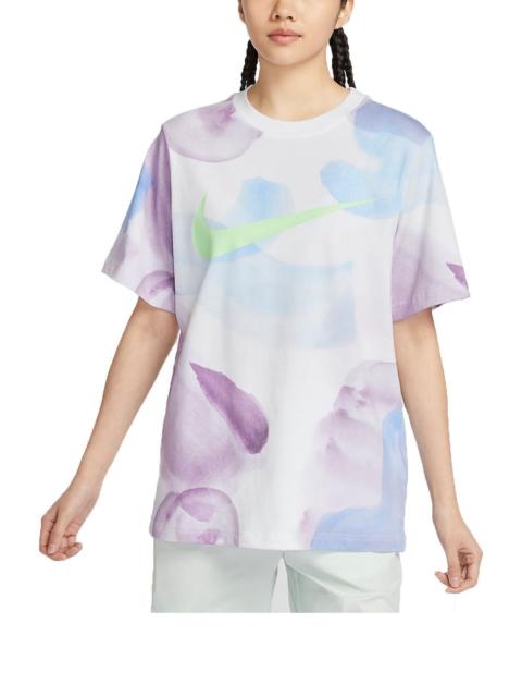 (WMNS) Nike Sportswear Essential Graphic T-shirt 'Multi-Color' HF6178-100