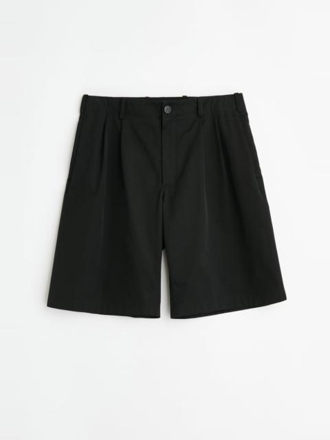 Ponte Shorts Studio Black Micro Canvas
