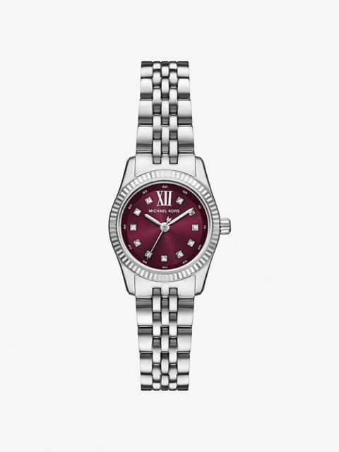 Mini Lexington Pavé Silver-Tone Watch