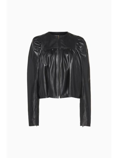 Anouk Zip Up Leather Jacket
