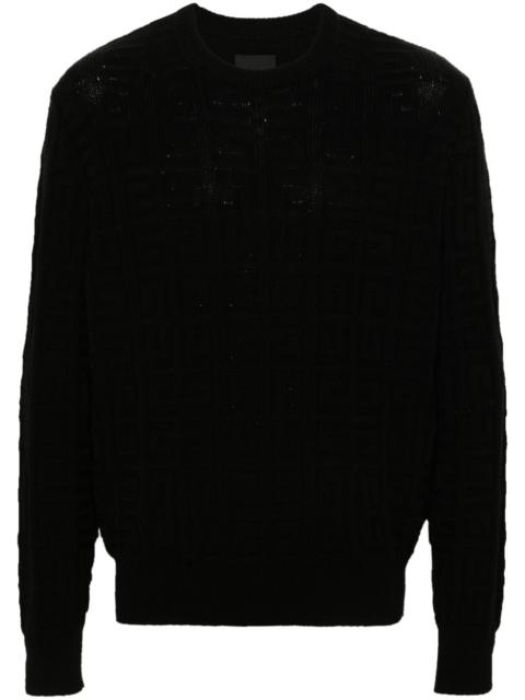 4G jacquard cotton jumper