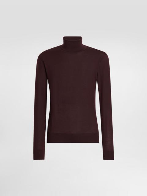 Cashmere turtleneck pullover