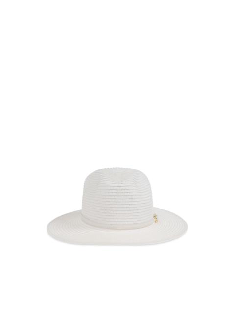 woven fedora hat