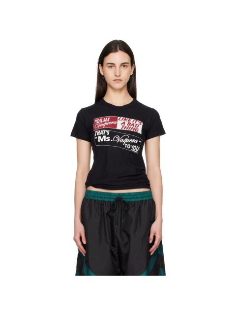 Black Bumper Sticker T-shirt