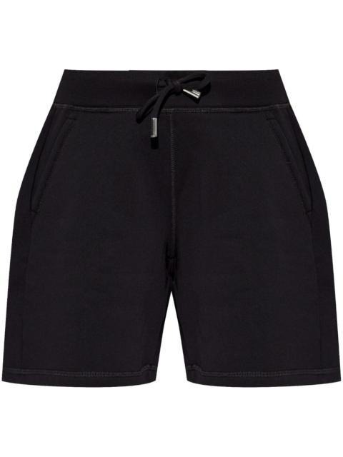 printed track shorts