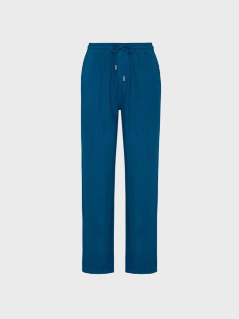 Men Linen Pants Solid