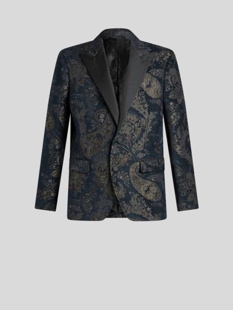 JACQUARD BLAZER WITH EMBROIDERY