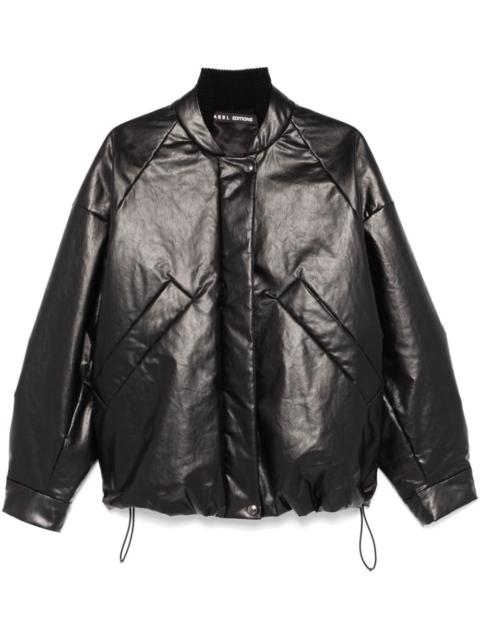 polished bomber jacket