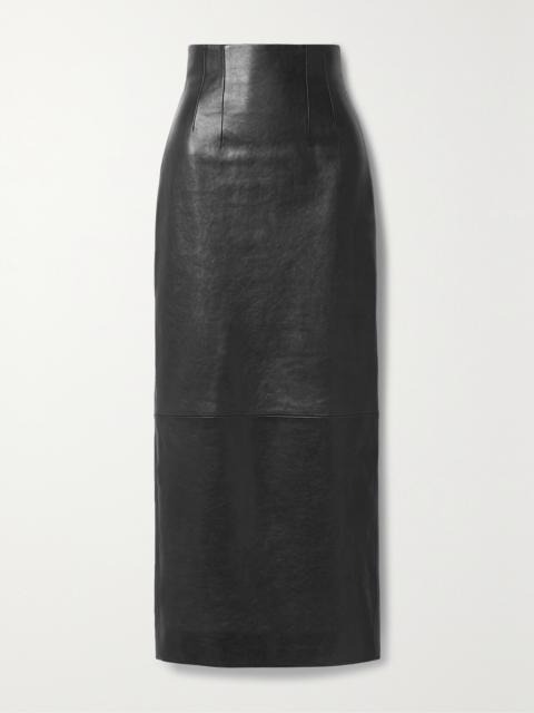 Loxley Leather Maxi Skirt