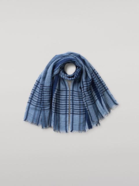 Crawton Graphic Stripe Navy Scarf