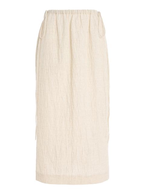 Isa Cotton-Blend Skirt neutral