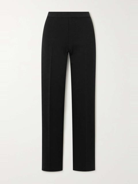 Jules stretch-cotton straight-leg pants