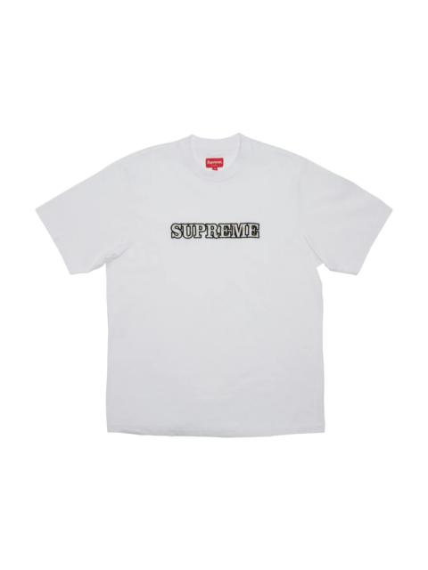 Supreme Floral Logo Tee White