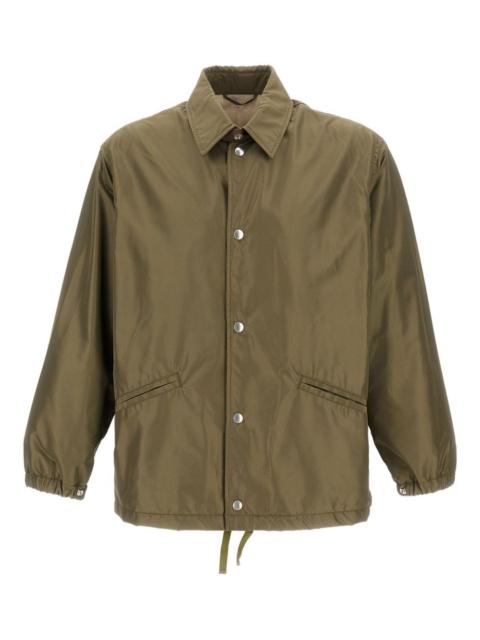 snap-closure side-pockets jacket