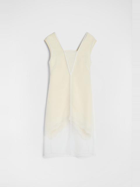 Organza V-Neck Dress