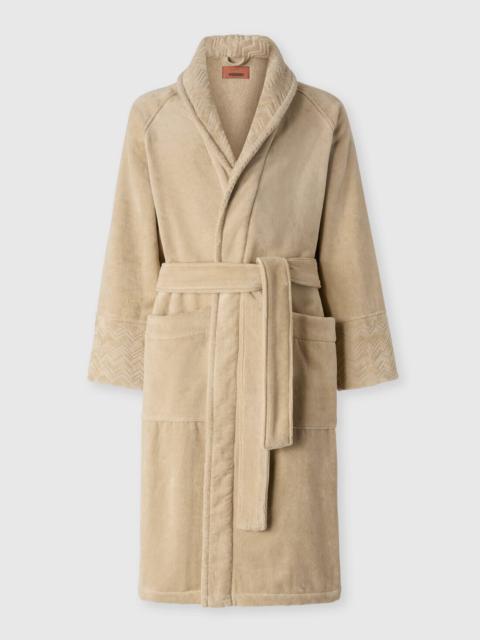Giorgio cotton terry bathrobe with belt