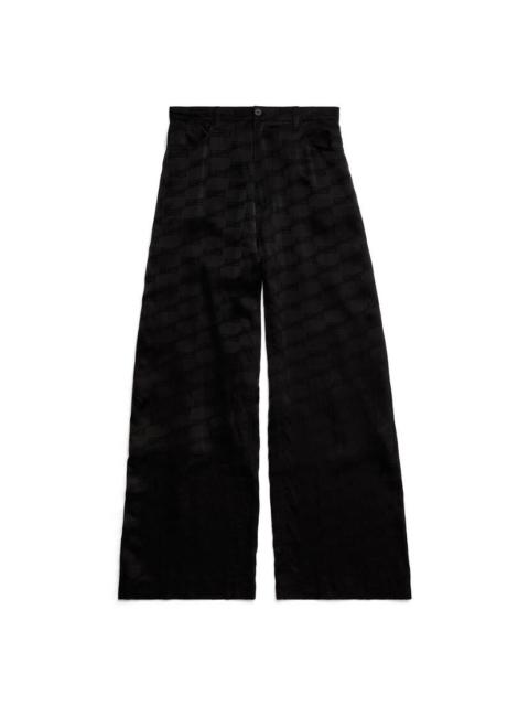 Women's Bb Monogram Low Waist Fluid Pants in Black