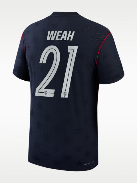 Timothy Weah USMNT 2026 Match Away Men's Nike Dri-FIT ADV Soccer Jersey