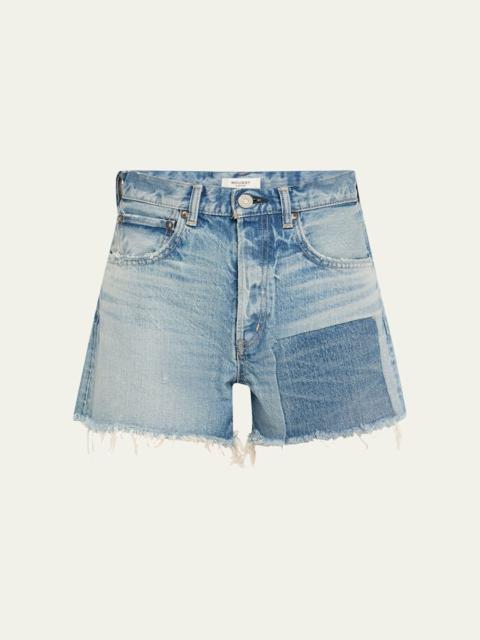 Cheswold Distressed Denim Shorts
