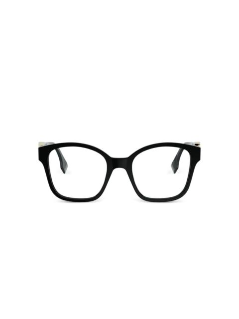 square-frame glasses