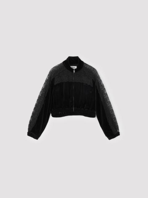 VELOUR TRACK JACKET