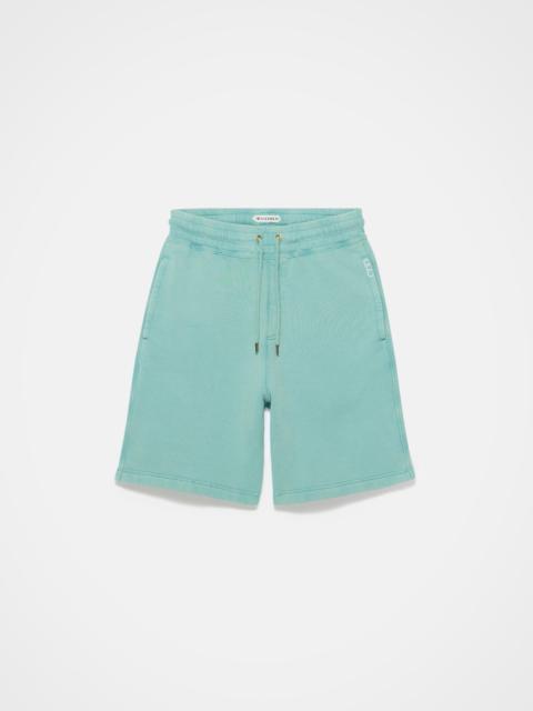 MENS DRAWSTRING SHORTS IN WASHED TEAL