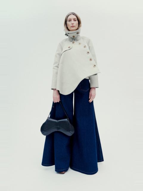 GABERDINE TRENCH JACKET LIGHT KHAKI