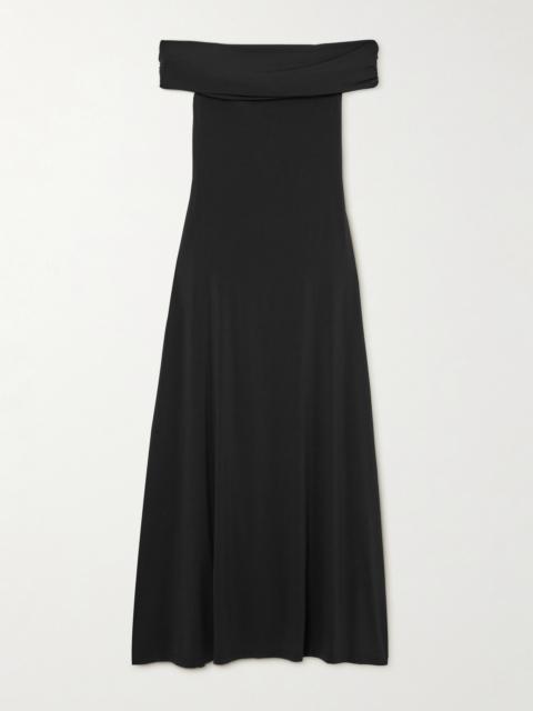 Sofie Off-the-shoulder Stretch-jersey Maxi Dress