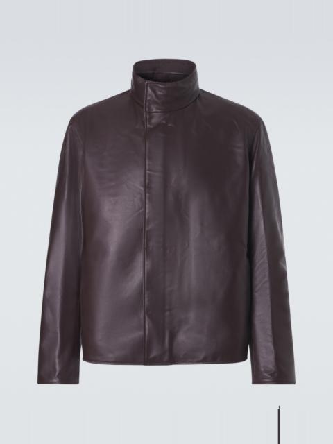 Ryan reversible leather jacket