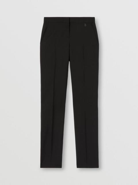 Mohair Wool Tailored Trousers