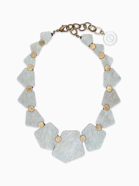 RESIN AND METAL CHOKER NECKLACE