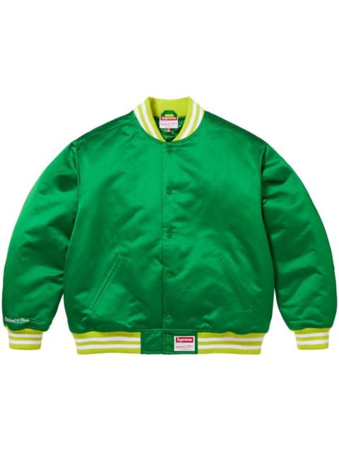 Mitchell & Ness® satin varsity jacket